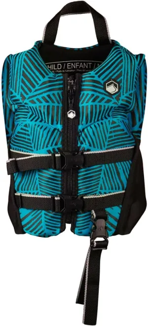 Liquid Force 2025 Fury Child CGA Life Jacket (Black/Blue)