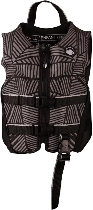 Liquid Force 2025 Fury Child CGA Life Jacket (Grey/Black)