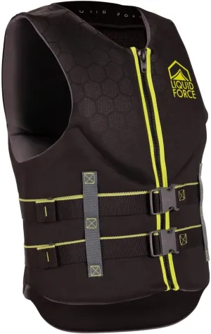 Liquid Force Hinge CGA Wakeboard Vest Mens Sz XXXL Black/Green