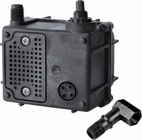 Little Giant P-AAA 115 Volt, 1/160 HP, 120 GPH Manual Submersible Oil-Filled Fountain/Recirculating Pump, 6-Ft. Cord, Black, 523003