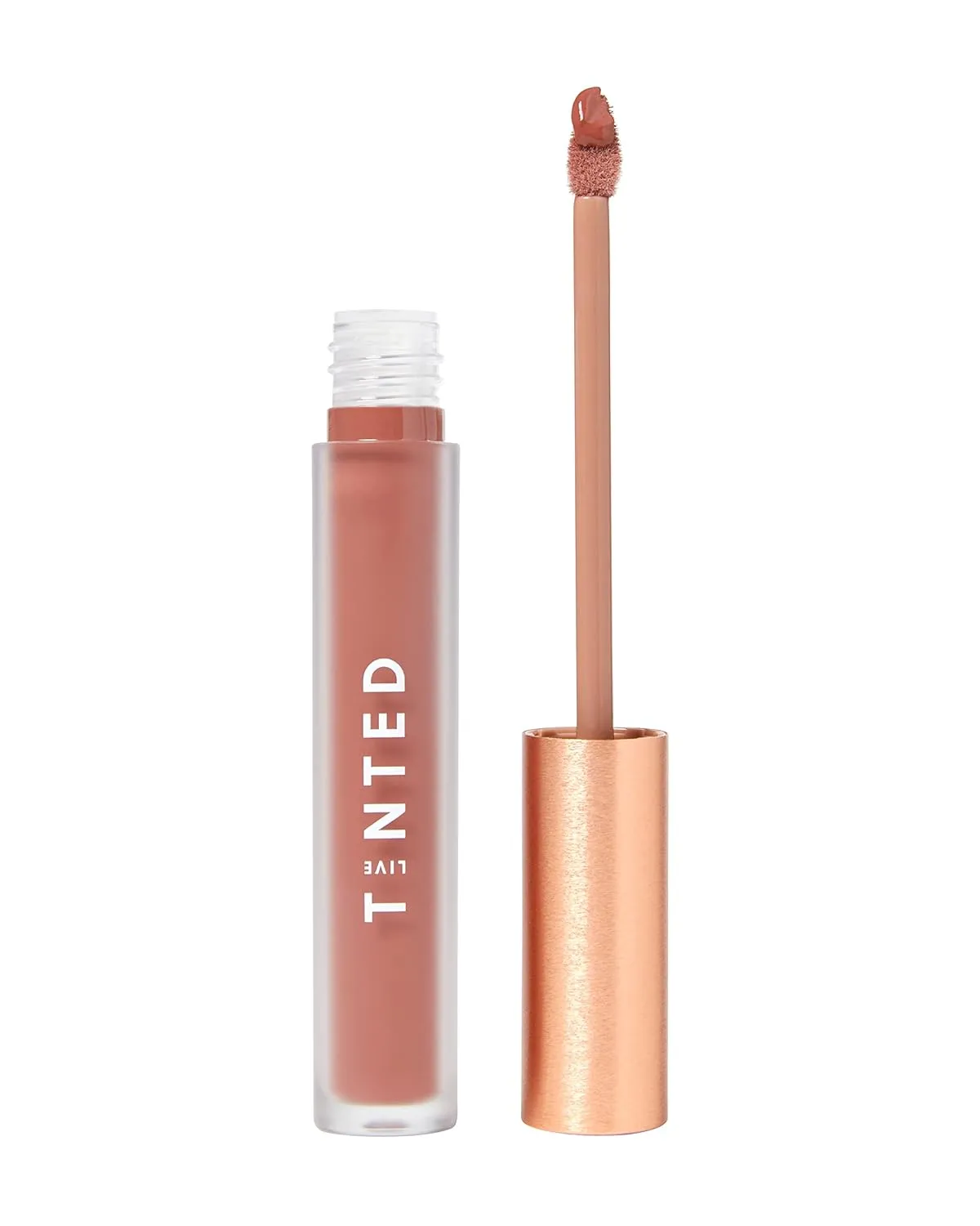 Live Tinted Huelip Liquid Lip Crème - Weightless, Long-Lasting Liquid Lip with Hyaluronic Acid and Jojoba Oil For a Soft, Comfortable, Moisturized Finish - 0.09 fl oz - Warm Brown