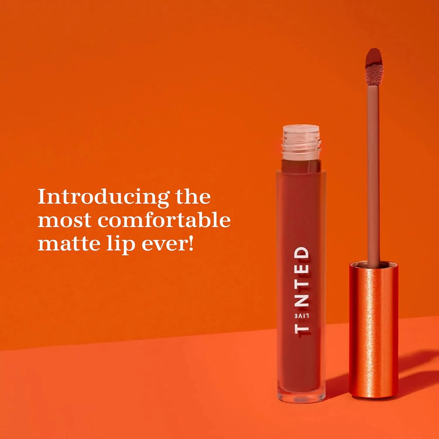 Live Tinted Huelip Liquid Lip Crème - Weightless, Long-Lasting Liquid Lip with Hyaluronic Acid and Jojoba Oil For a Soft, Comfortable, Moisturized Finish - 0.09 fl oz - Warm Brown