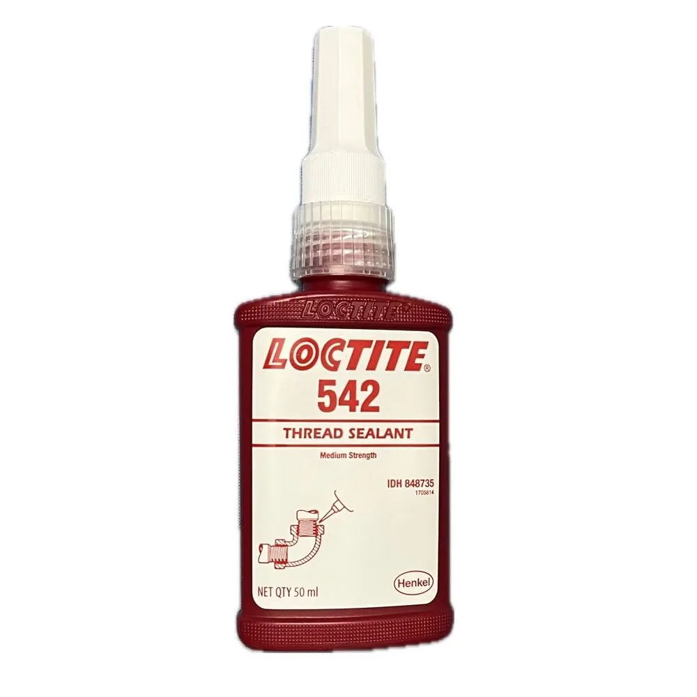 Loctite 542 Liquid Thread Sealant, 50 mL Bottle, Brown