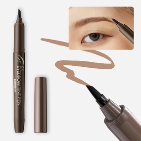 Long-lasting, Waterproof Tattoo Tint, Creates Natural Looking Brows, Super Soft Applicator | PASSIONCAT 2X Eyebrow Tint (No.2 Natural Brown)