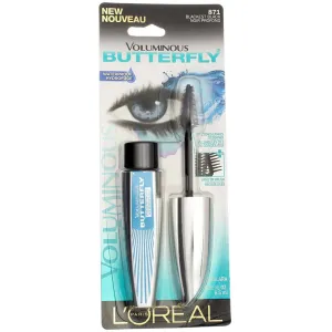 L'Oréal Paris Voluminous Butterfly Waterproof Mascara, Blackest Black (Pack of 2)