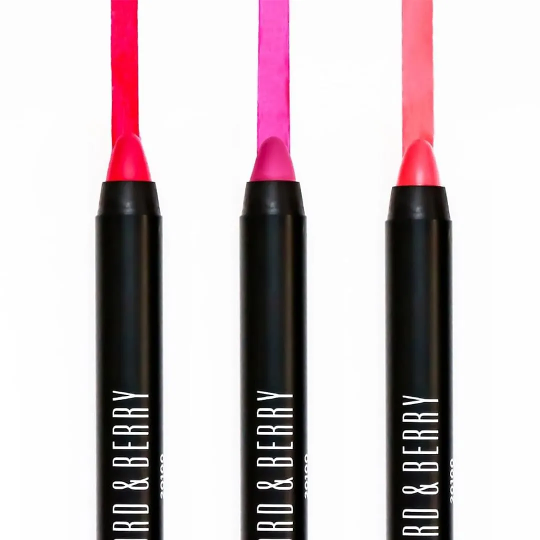 Lord & Berry 20100 Crayon Matte Lipsticks Intense Color With Soft & Creamy Touch Enriched With Vitamin E Hydrating Long Lasting Lipstick For Women, Vegan & Cruelty Free Makeup Set