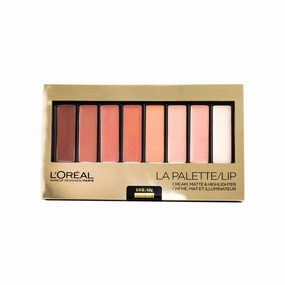 Loreal La Palette Lip 8-Pan Lipcolor Palette, Nude