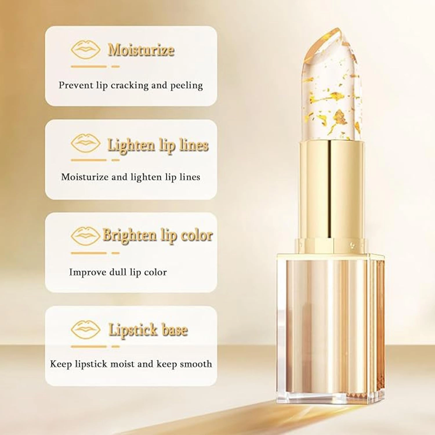 Lufora Color Changing Lipstick,Transferproof Color Changing Lipstick,Long-lasting moisturizing Lip Balm (2 pcs)
