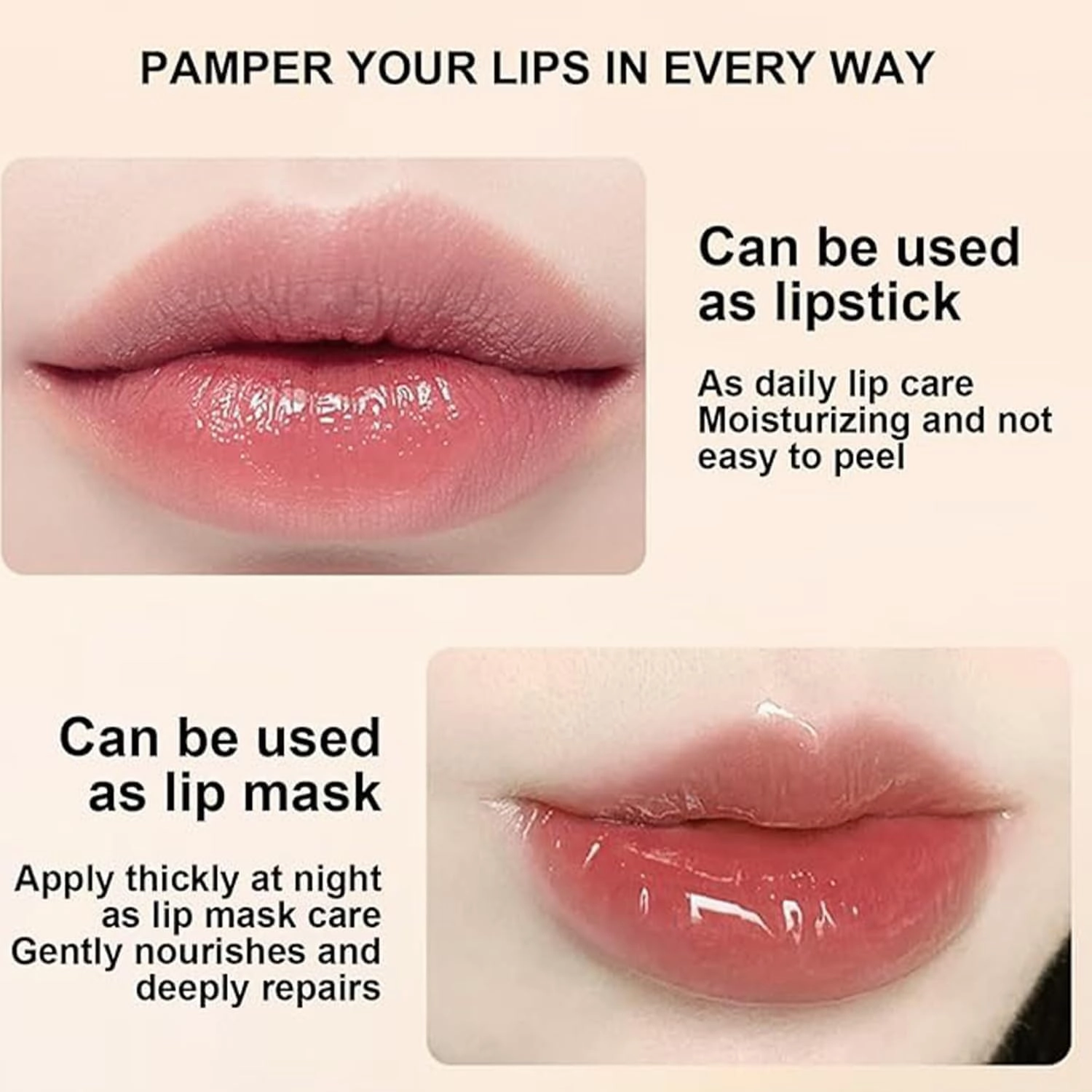 Lufora Color Changing Lipstick,Transferproof Color Changing Lipstick,Long-lasting moisturizing Lip Balm (C)