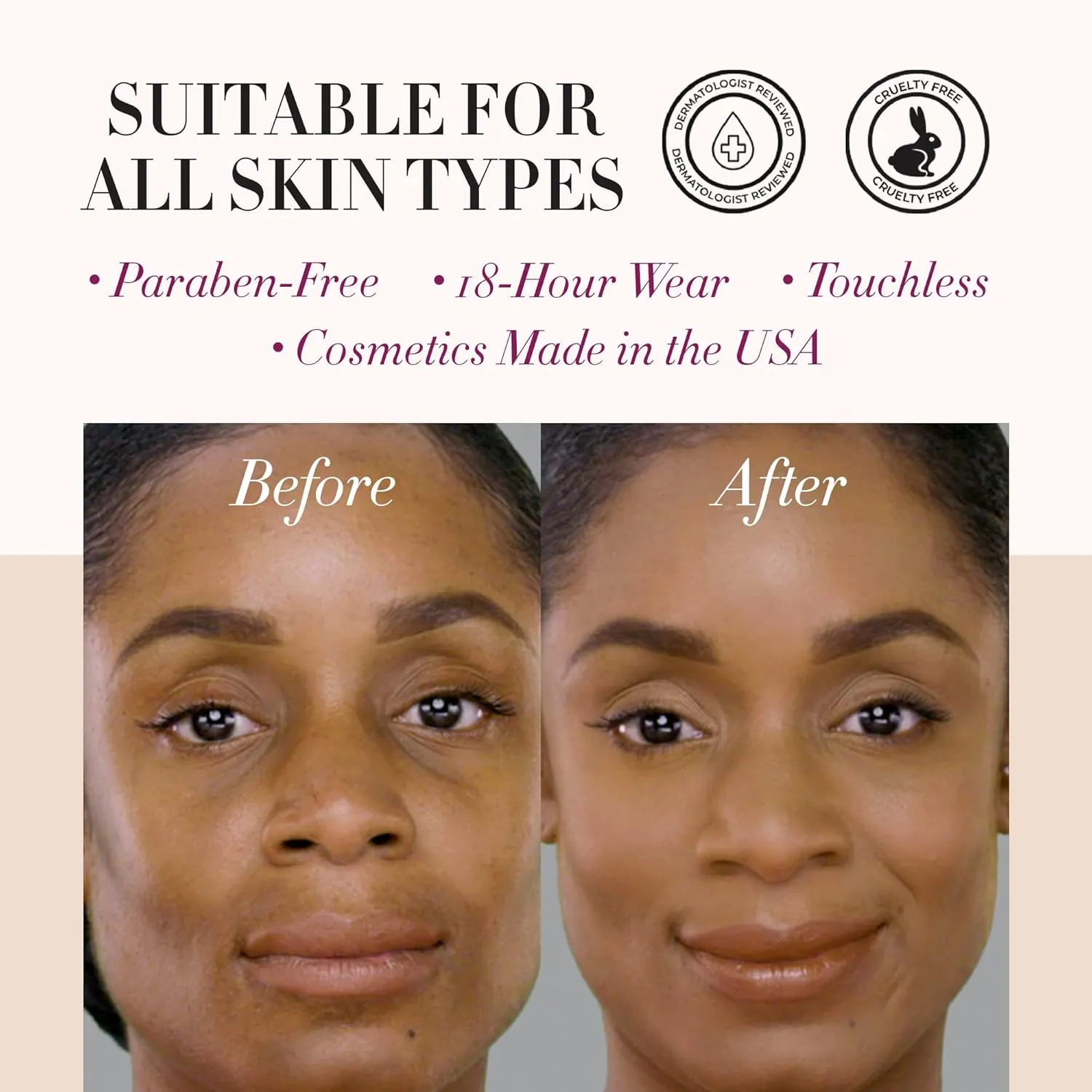 Luminess Air Icon Pro Airbrush System with 4-Piece Foundation Starter Kit, Deep Coverage - Quick, Easy & Long Lasting Application - Includes Silk 4-In-1 Foundation, Highlighter and Blush