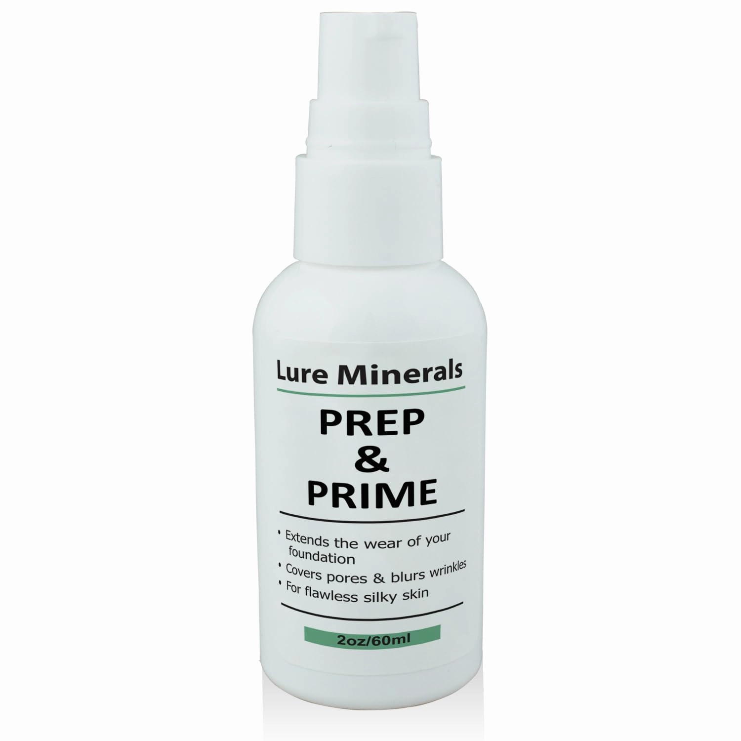Lure Minerals Prep and Prime Foundation Primer, 2oz (Compare to Bare Min,)
