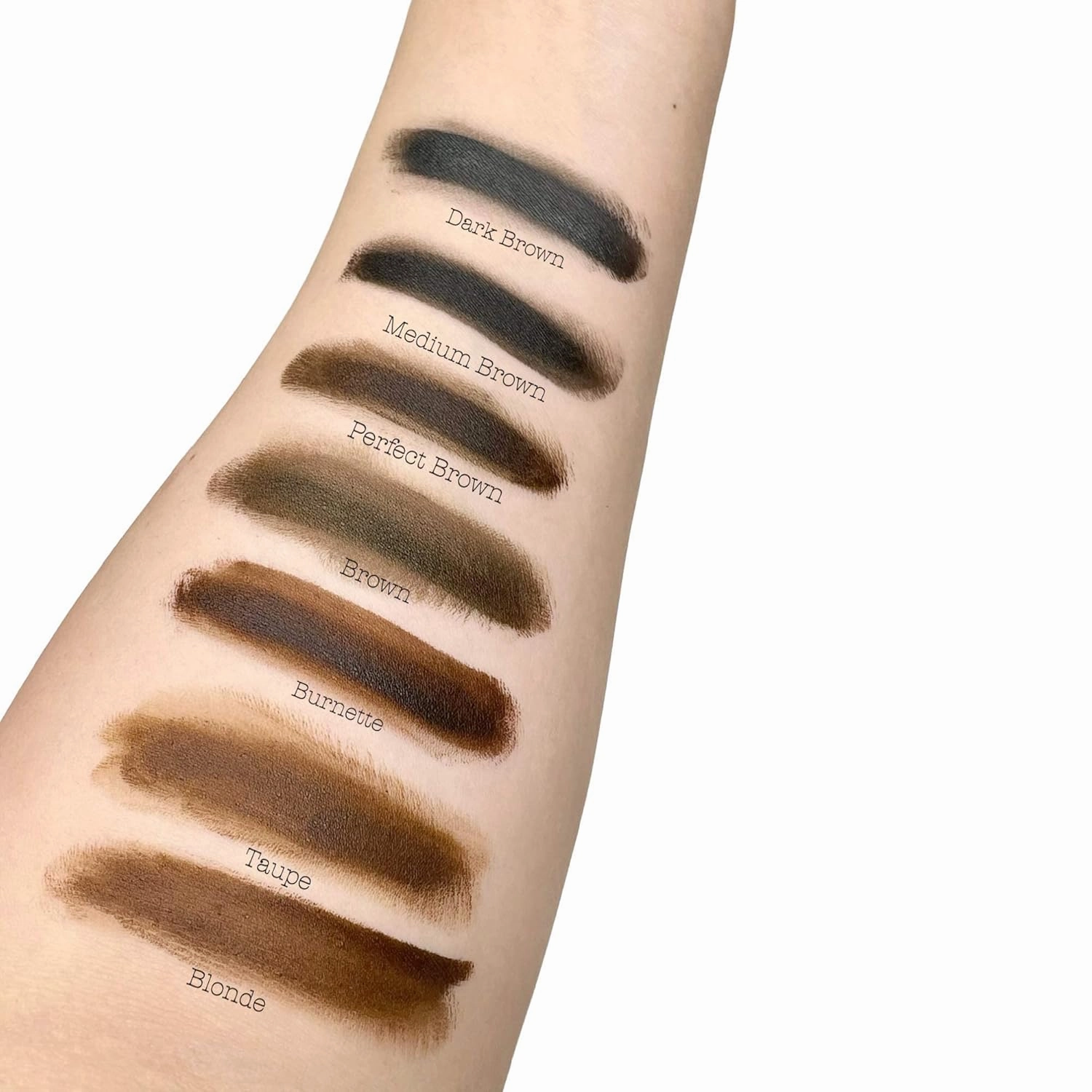 M - 7Ink Seven Colors Liquid Pigment Ink for Eyebrow Tattoo - Permanent Makeup Microblading Supplies Kit - Machine Use - Microshading - No Mixing Professionals Only -10ml (Single, Brown)