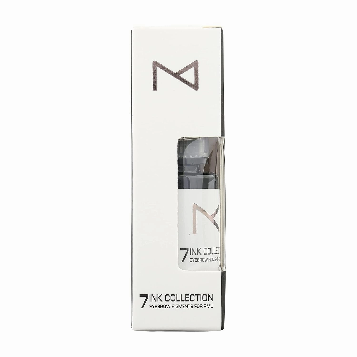 M - 7Ink Seven Colors Liquid Pigment Ink for Eyebrow Tattoo - Permanent Makeup Microblading Supplies Kit - Machine Use - Microshading - No Mixing Professionals Only -10ml (Single, Brown)