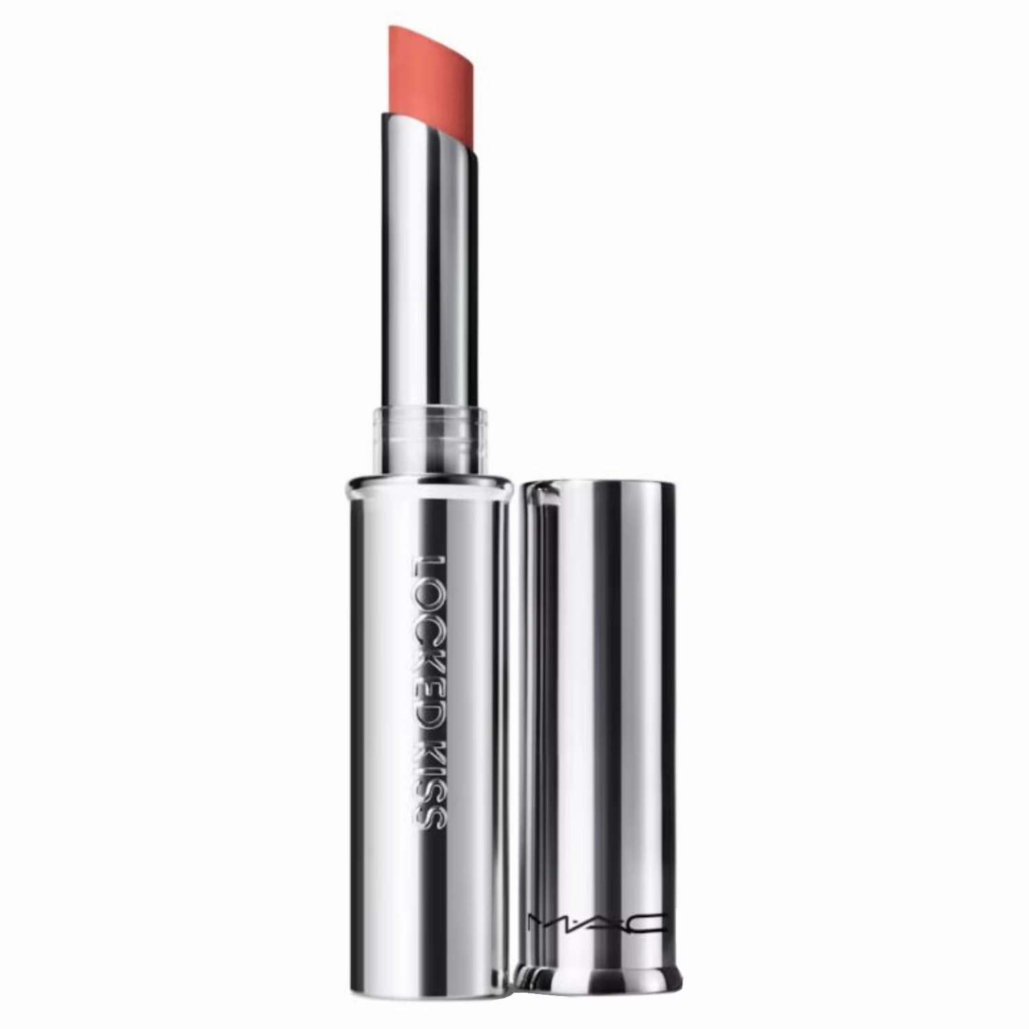 M.A.C Cosmetics Locked Kiss 24-Hour Lipstick - Mull It Over & Over (Peachy Nude) - .06 oz / 1.8 g