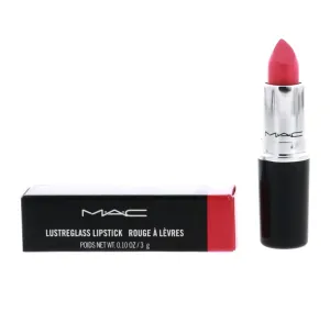 MAC Lustreglass Lipstick - 559 No Photos (Bright Coral Pink) - 0.10 oz / 3 g