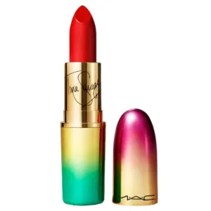 MAC Maker/TiwA Savage Limited Edition Collection Matte Lipstick - @TiwaSavage (Bright Red) - 0.1 oz / 3 g