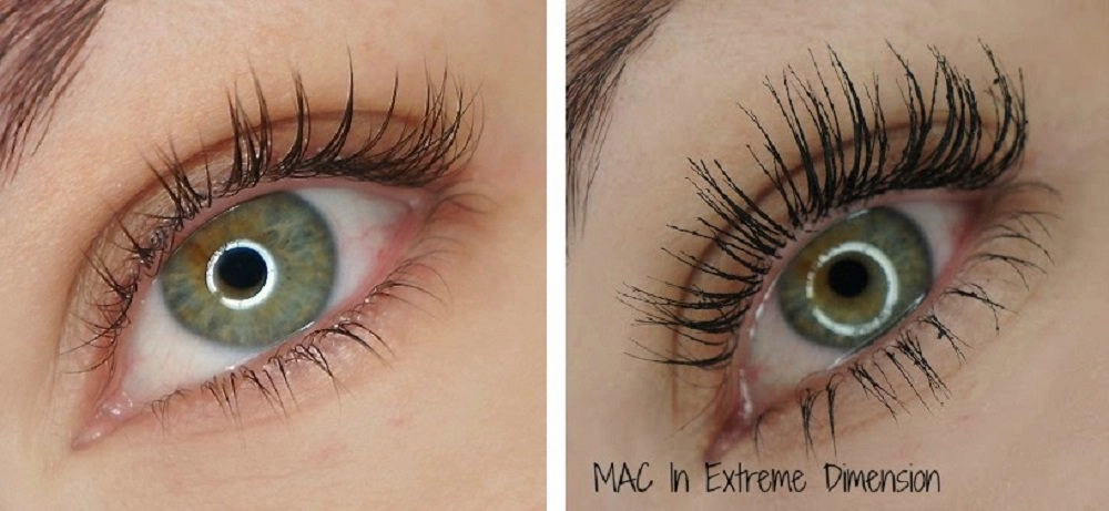 MAC Mascara In Extreme Dimension 3D Black Lash, Thick Eye Makeup Authentic, 1 Count