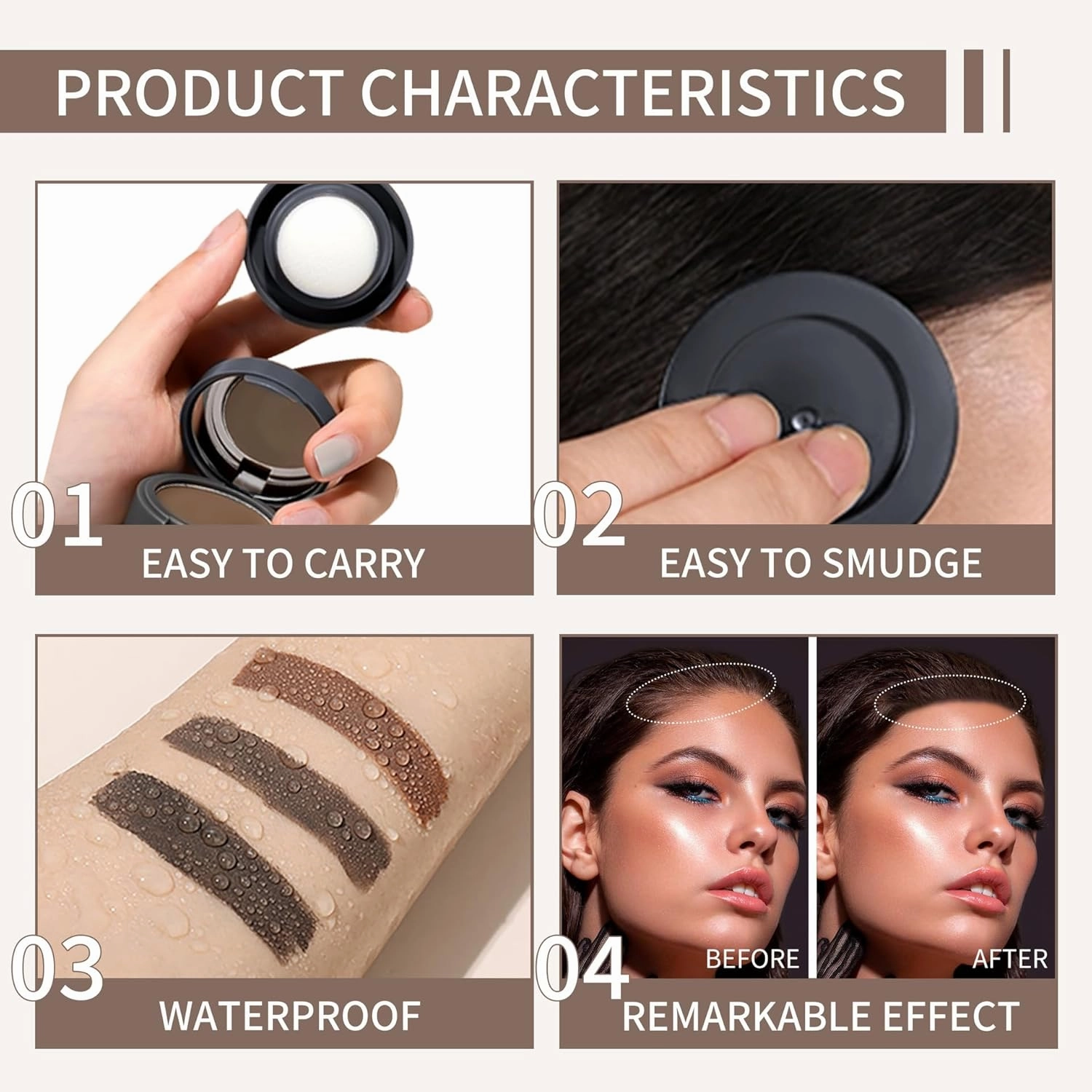Magic Root Cover Up, Maycheer Hairline Shadow Powder, Tender yellow