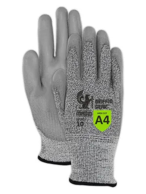 MAGID Griffin Gear ANSI A4 Liquid Repellent Nitrile Work Gloves , 12 Pairs, Size 8/Medium, GPD452