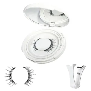 Magnetic Eyelashes with Applicator, Magnetic Lashes Natural Look, Reusable Eyelashes (Natural)