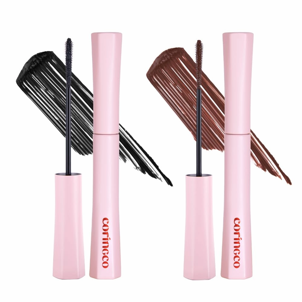 Mak-Cara Skinny Long & Curl Waterproof Mascara, no smudging from water, swear and oil (Deep Black, 0.17 oz)