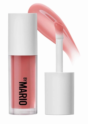 Make Up By Mario Supershine Lip Gloss with Hyaluronic Acid, Pomegranate Extract, Jojoba Oil, High-Shine Formula High Shine finish - Rustic Pink