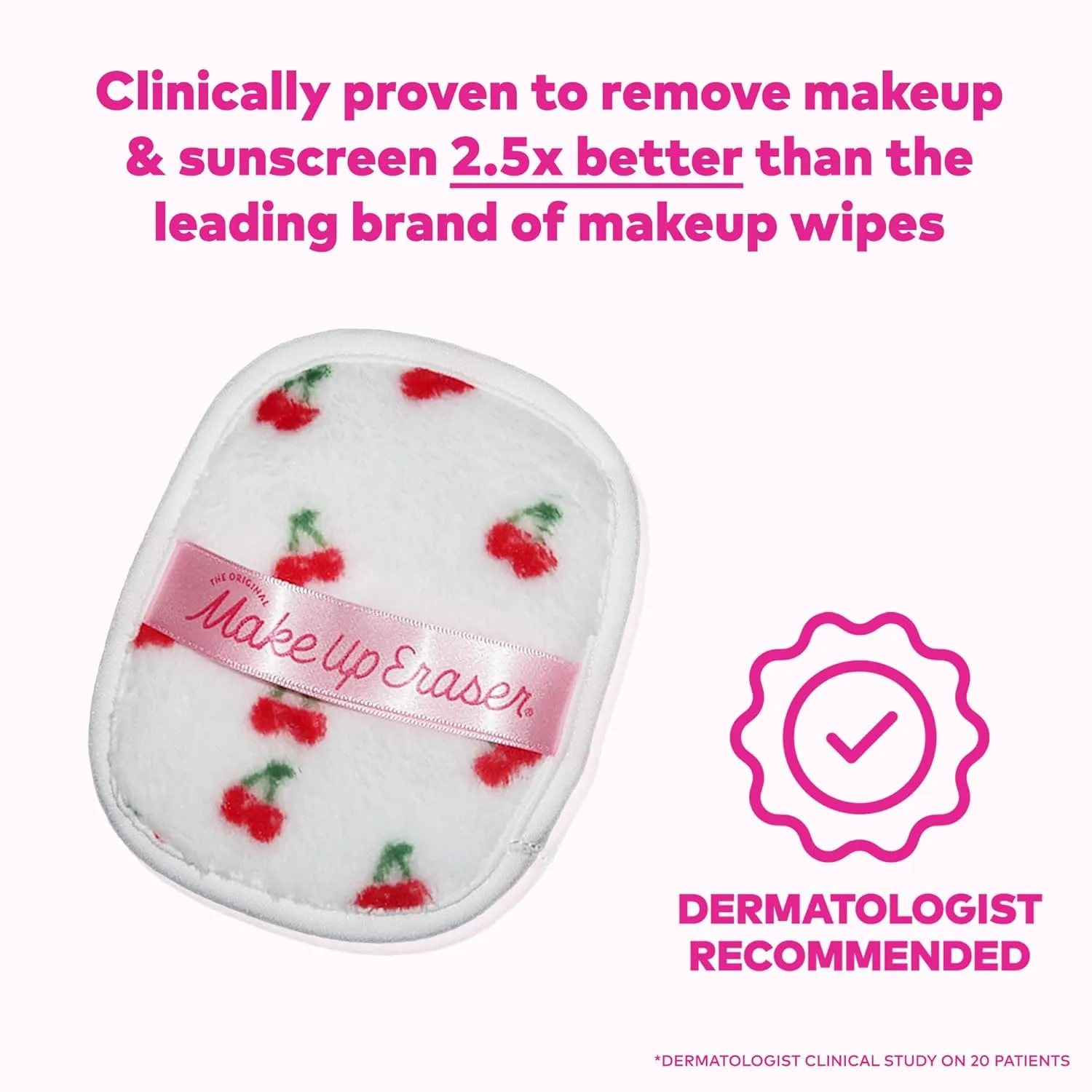 Makeup Eraser The Original, 7-Day Set, Erase All Makeup with Just Water, Including Waterproof Mascara, Eyeliner, Foundation, Lipstick, Sunscreen, and More!