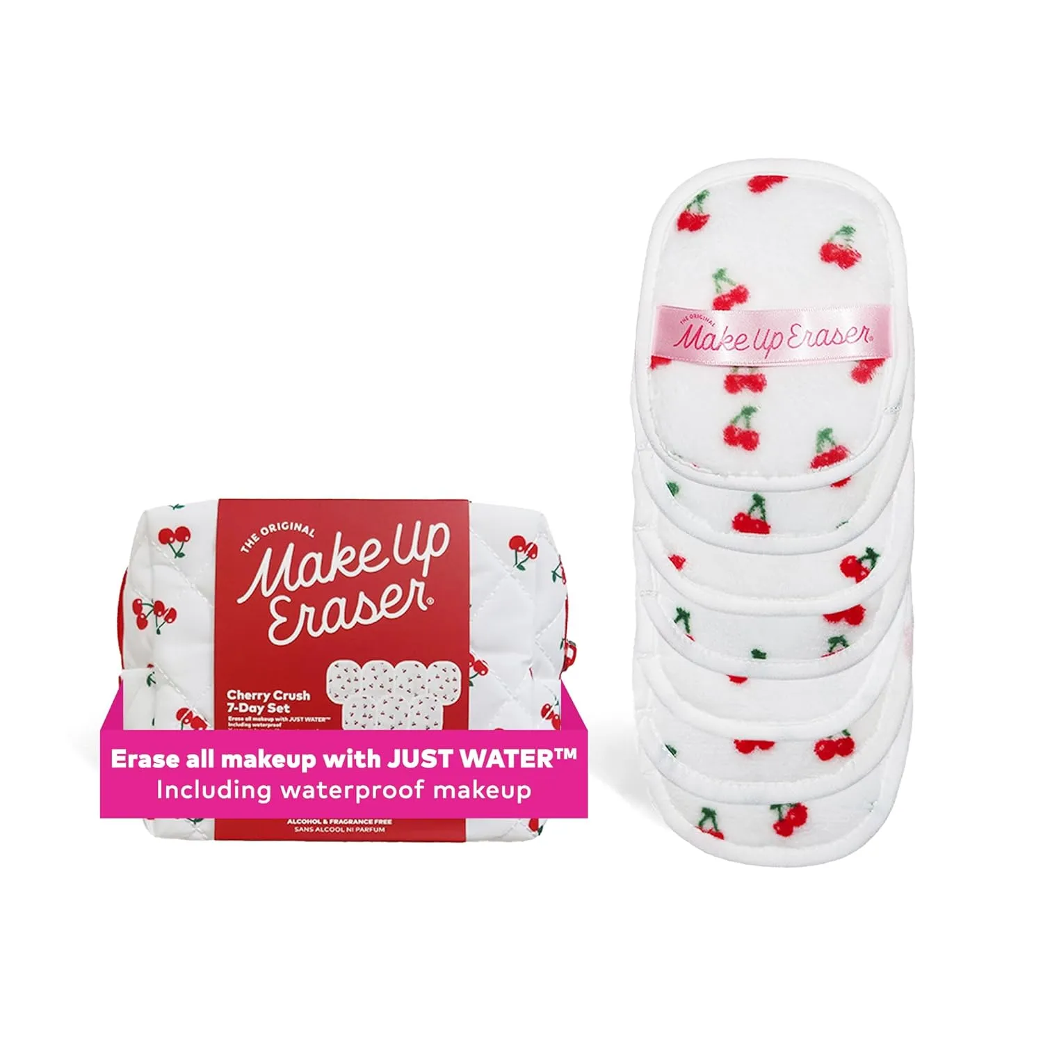 Makeup Eraser The Original, 7-Day Set, Erase All Makeup with Just Water, Including Waterproof Mascara, Eyeliner, Foundation, Lipstick, Sunscreen, and More!