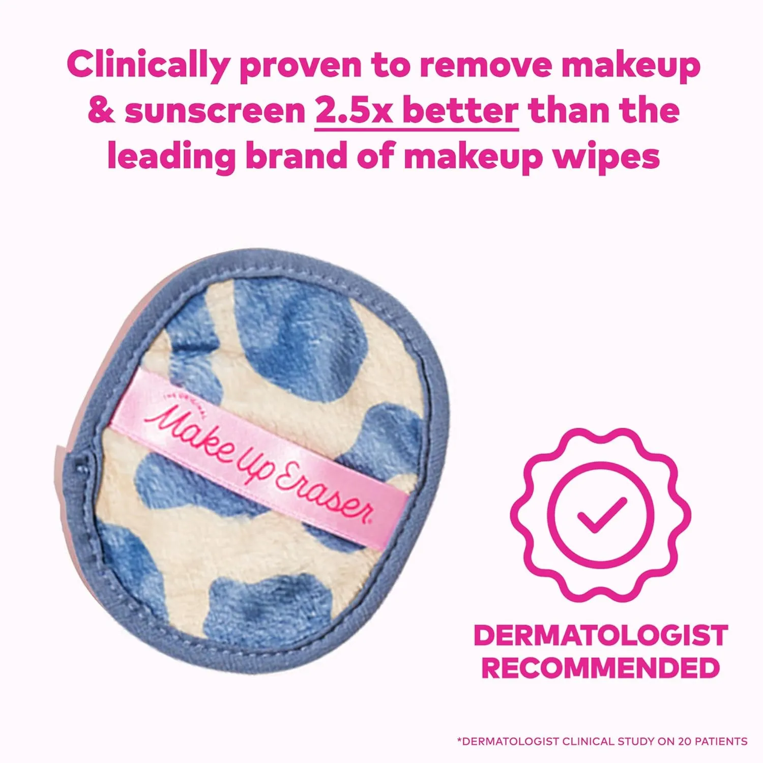 Makeup Eraser The Original, 7-Day Set, Erase All Makeup with Just Water, Including Waterproof Mascara, Eyeliner, Foundation, Lipstick, Sunscreen, and More!