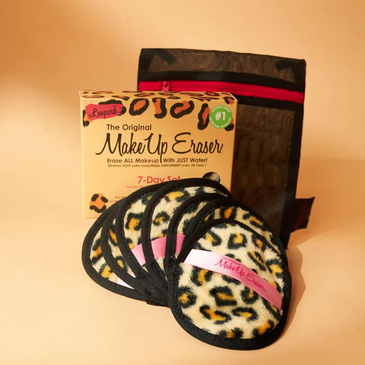 Makeup Eraser The Original, 7-Day Set, Erase All Makeup with Just Water, Including Waterproof Mascara, Eyeliner, Foundation, Lipstick, Sunscreen, and More!