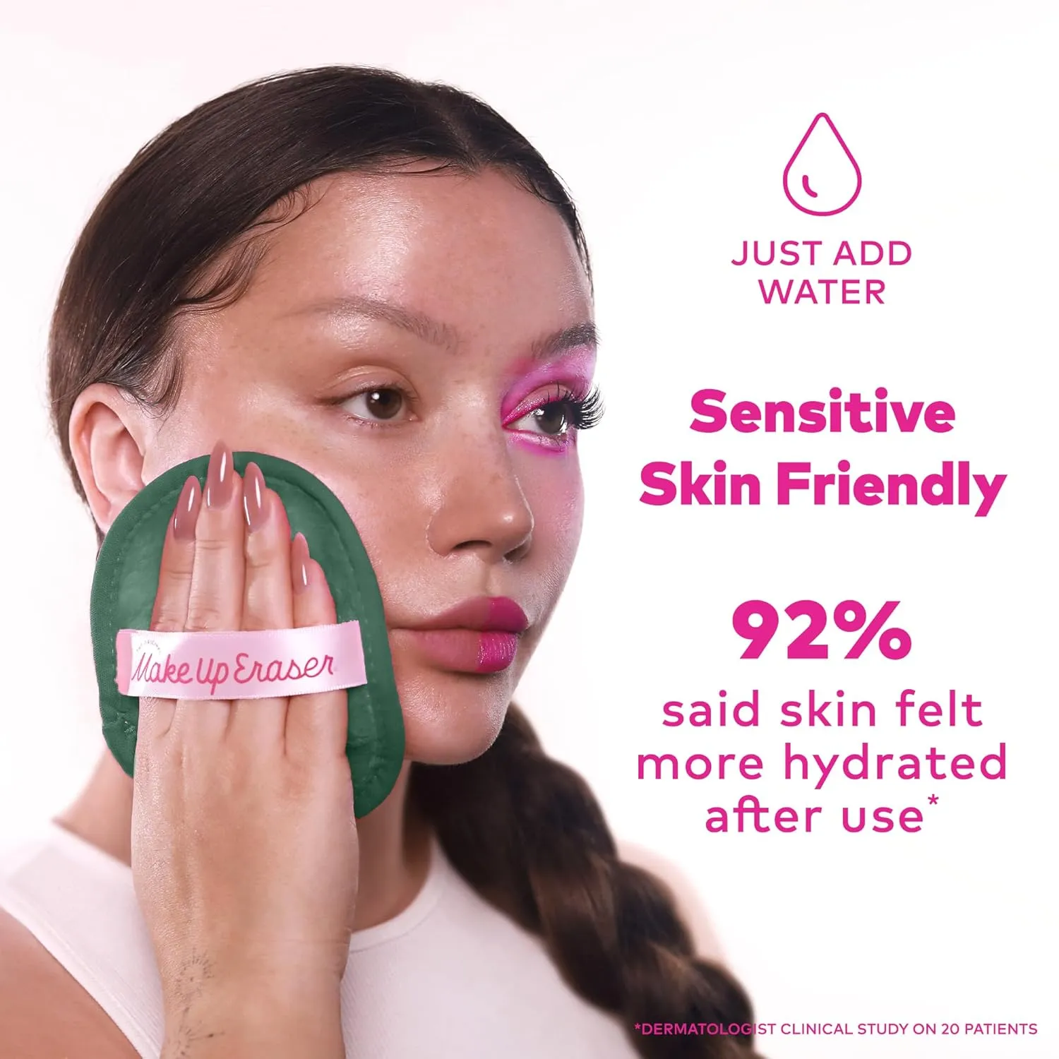 Makeup Eraser The Original, 7-Day Set, Erase All Makeup with Just Water, Including Waterproof Mascara, Eyeliner, Foundation, Lipstick, Sunscreen, and More!