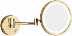 Makeup Mirror Extendable Single Side Bathroom Mirror 3X Magnification Folding Round Shape Cosmetic Vanity Mirror (Color : Black, Size : 8.5inch) (Blac