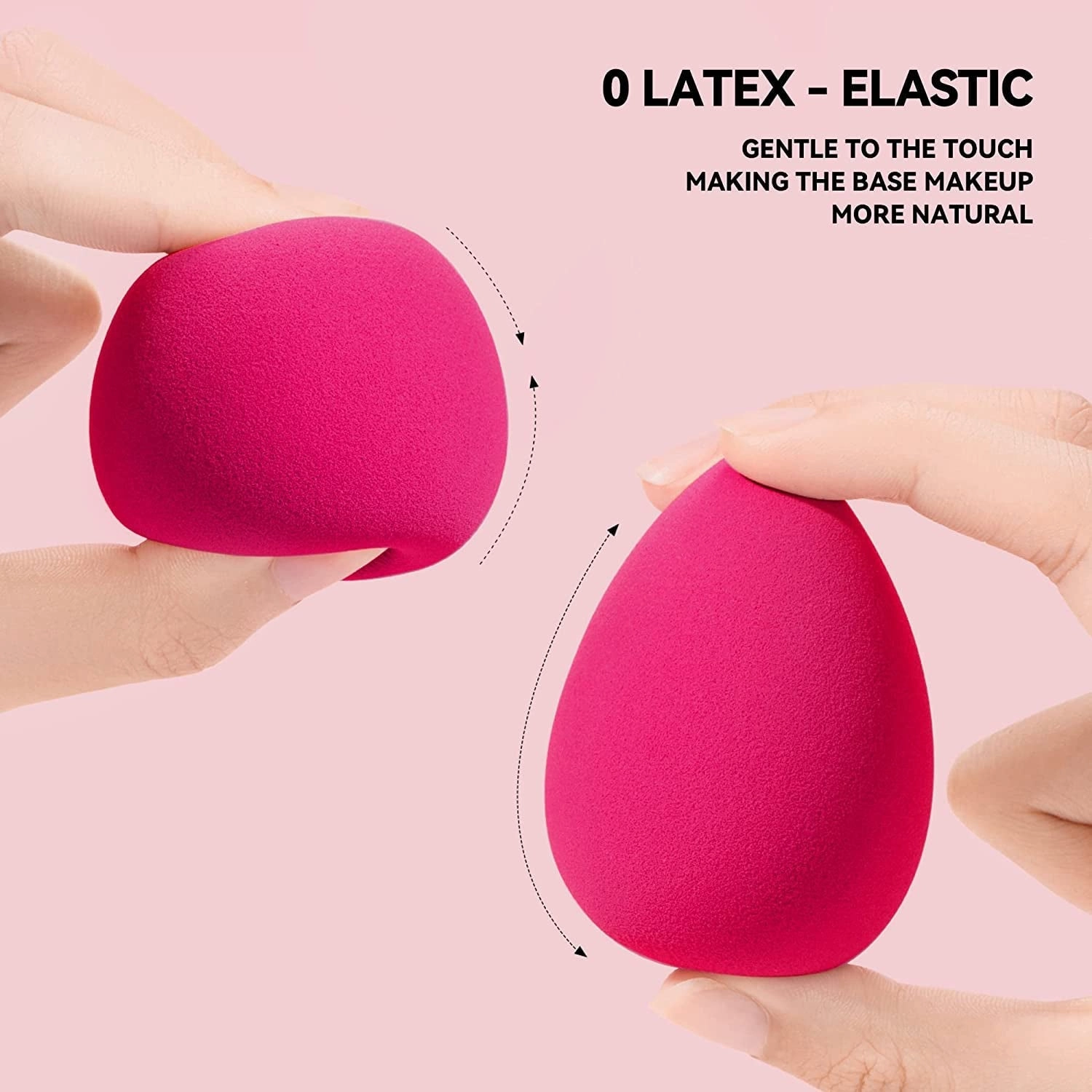 Makeup Sponge for blending liquid Foundations, Powders, and Creams (Multicolor / 1 Pc)