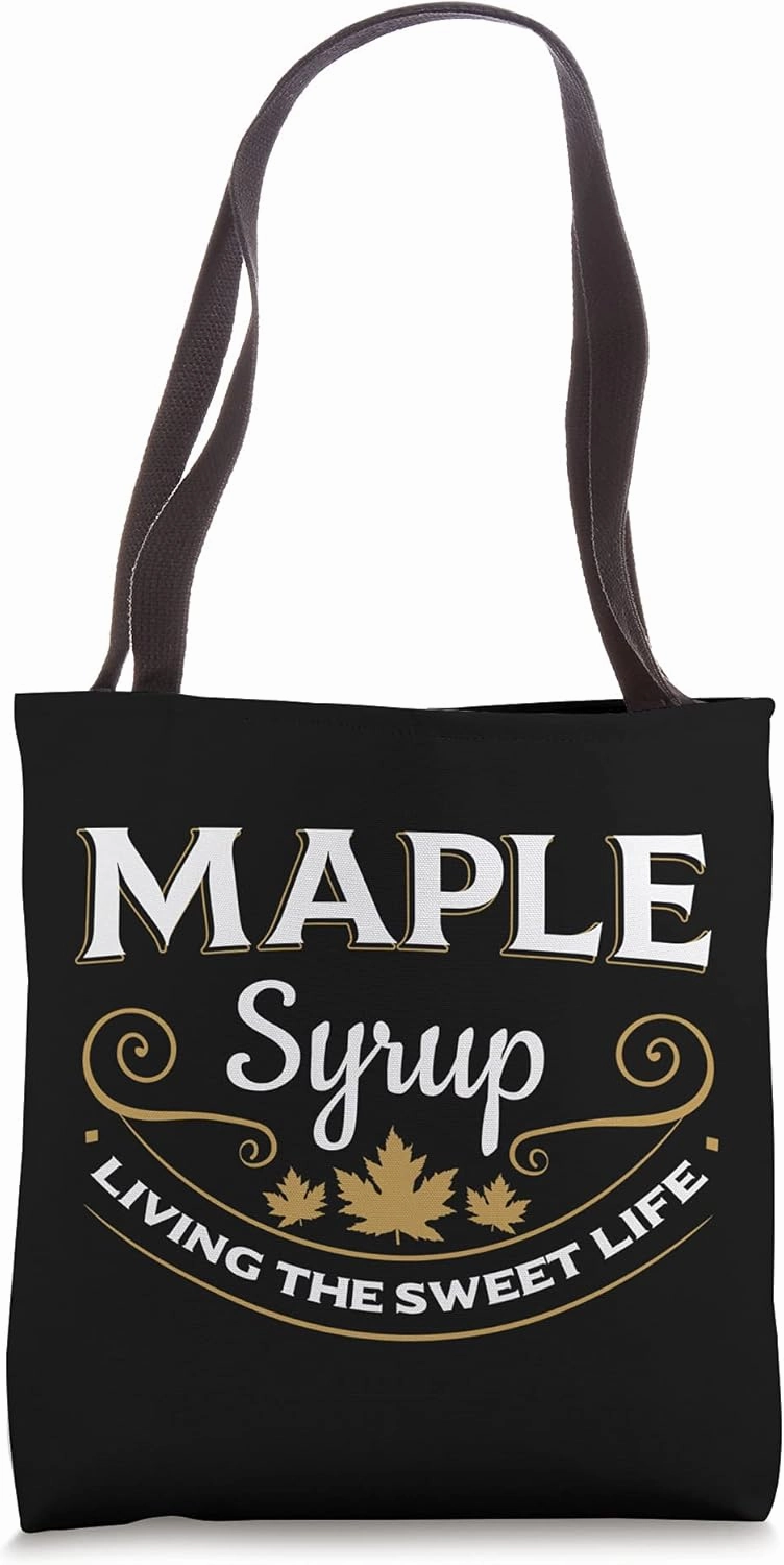 Maple Syrup Breakfast Lover Sweet Pancake Canada Tote Bag