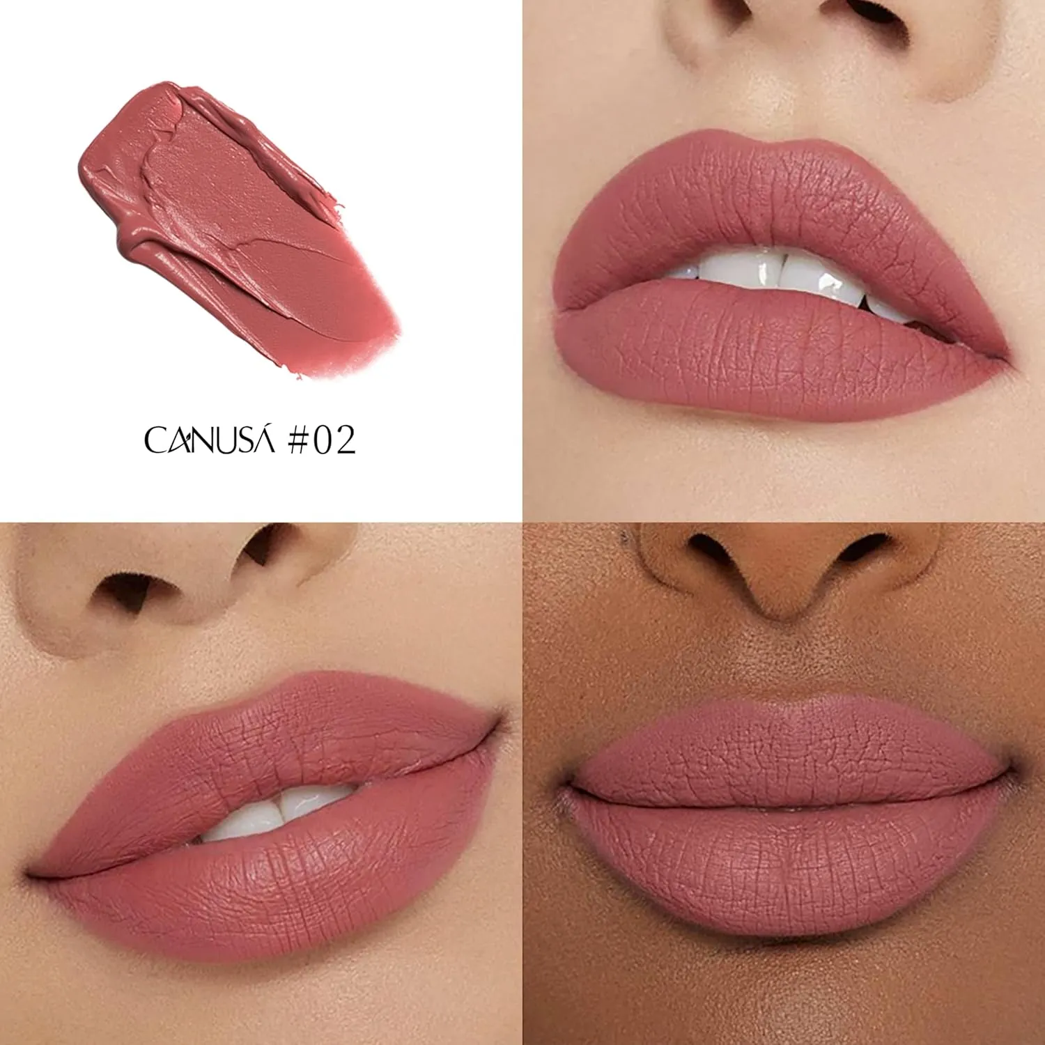 Matte Lipstick, Infallible Matte Resistance, Long Lasting, High Coverage, High Impact Lipcolour with Moisturising Creamy Formula (A SET, ONE SIZE)
