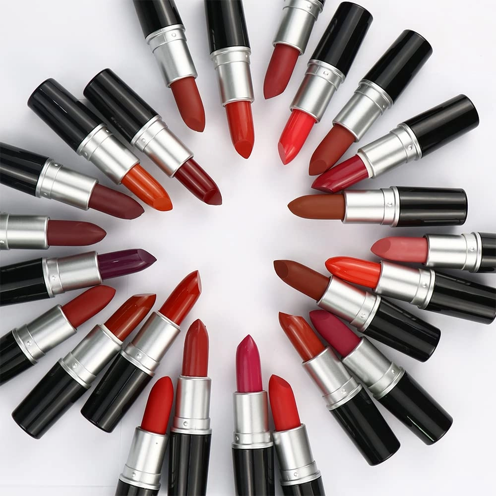 Matte Waterproof LipStick, 14 Colors Long Lasting Lip Makeup No Fade Pigmented Lip Stick Cosmeitc Gift for Girls and Women (13#)