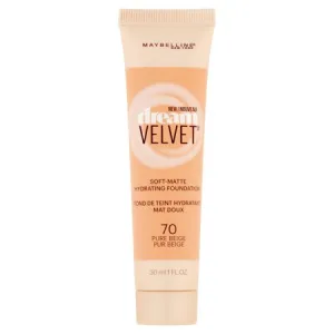 MAYBELLINE DREAM VELVET SOFT-MATTE HYDRATING FOUNDATION "70 PURE BEIGE"