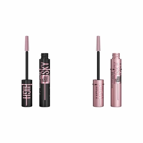 Maybelline Lash Sensational Sky High Mascara 2 Count Bundle - 1 Cosmic Black & 1 True Brown