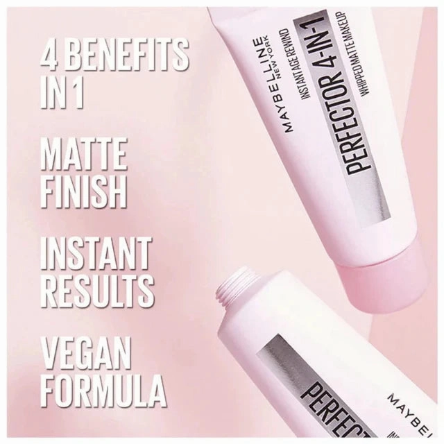Maybelline Perfector 4-In-1 Whipped Matte Makeup 02 Light Medium 30ml