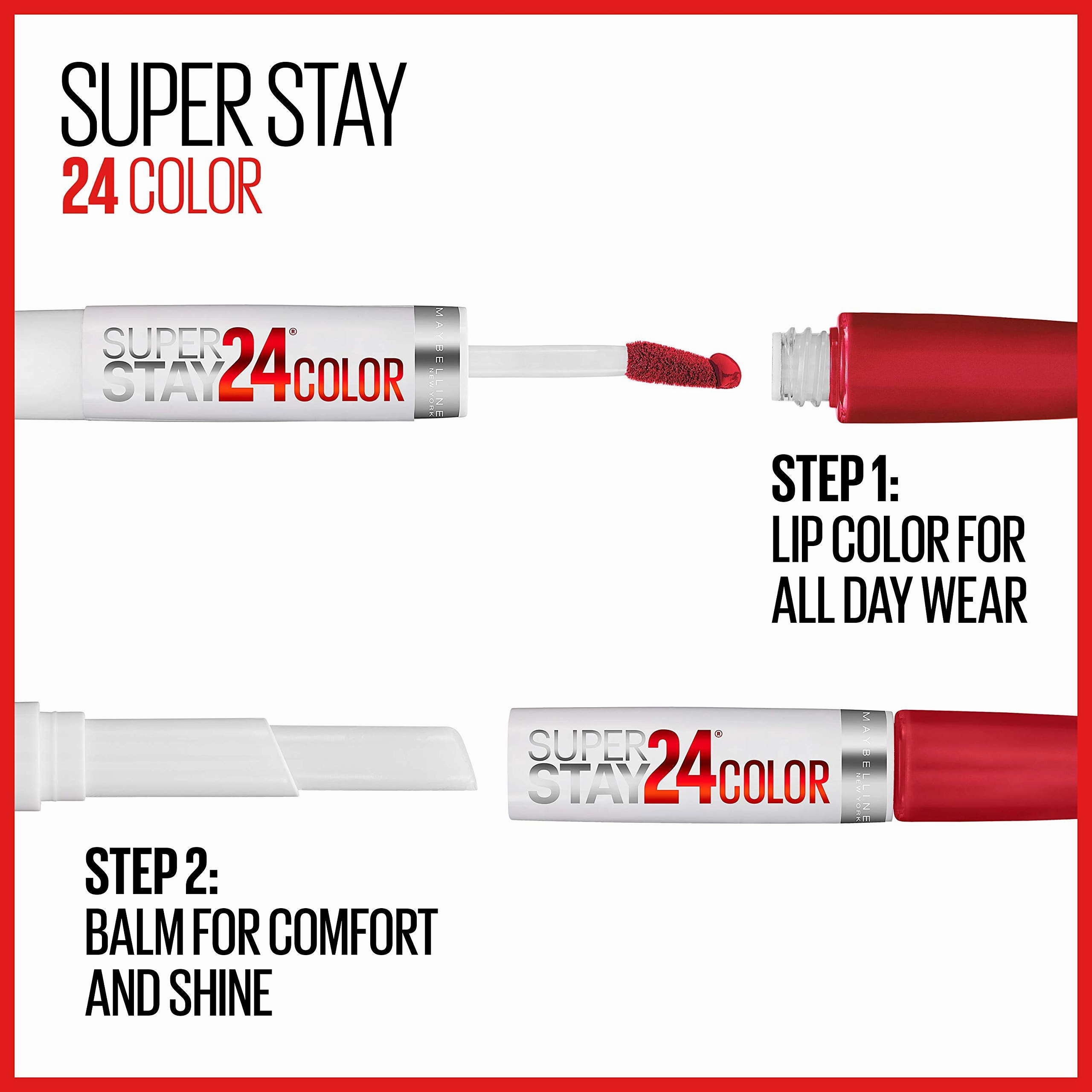 Maybelline SuperStay 24, 2-Step Liquid Lipstick, Absolute Taupe