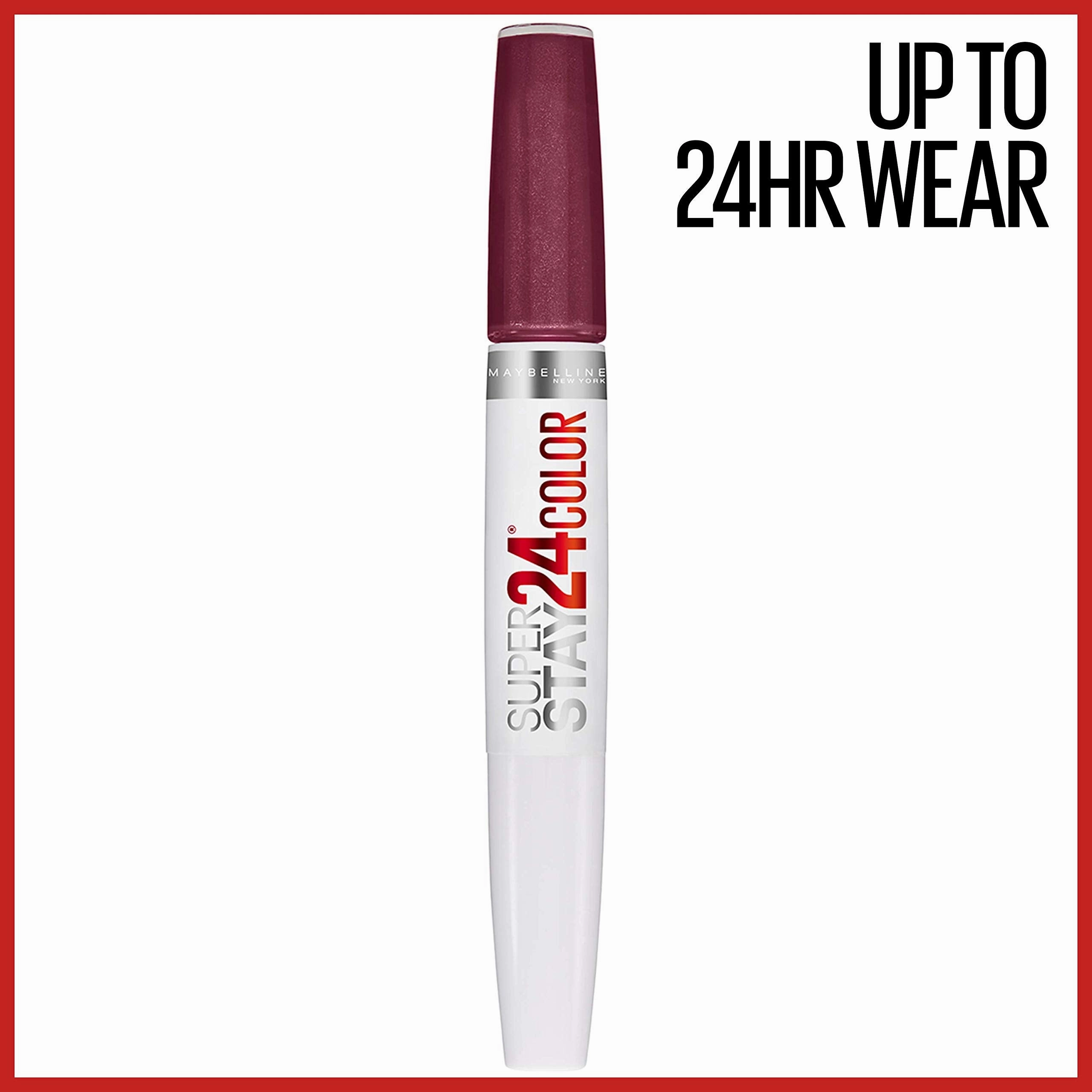Maybelline SuperStay 24, 2-Step Liquid Lipstick, Unlimited Raisin