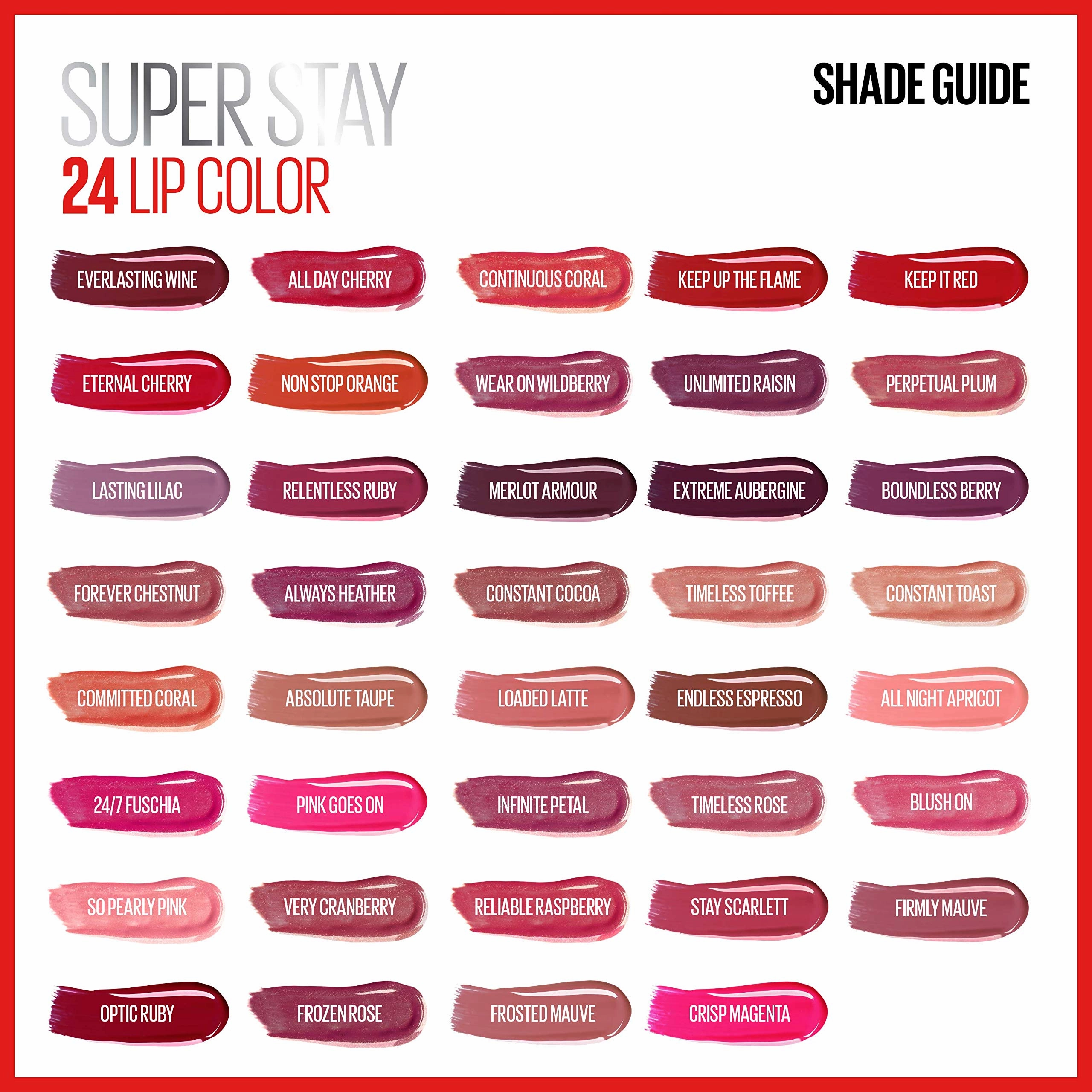 Maybelline SuperStay 24, 2-Step Liquid Lipstick, Unlimited Raisin
