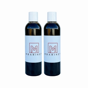 Mbariket 100% Nigeria Premium African Black Soap – All-Natural | Handmade | Deep-Cleansing & Nourishing Bar (2-Pack Body Wash)