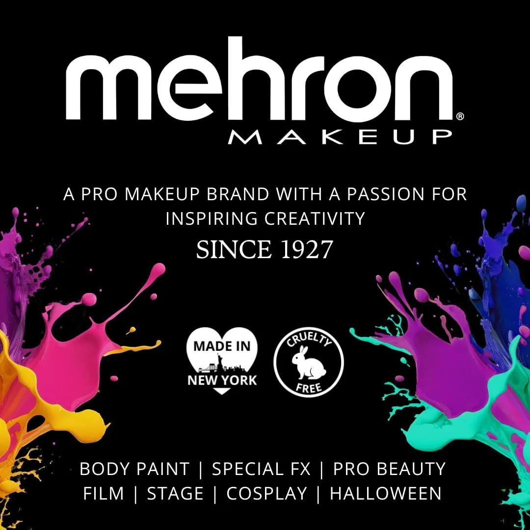 Mehron Makeup Liquid Makeup | Face Paint and Body Paint Perfect for Halloween, Cosplay I Air Brush Compatible 4.5 oz (133 ml) (WHITE)