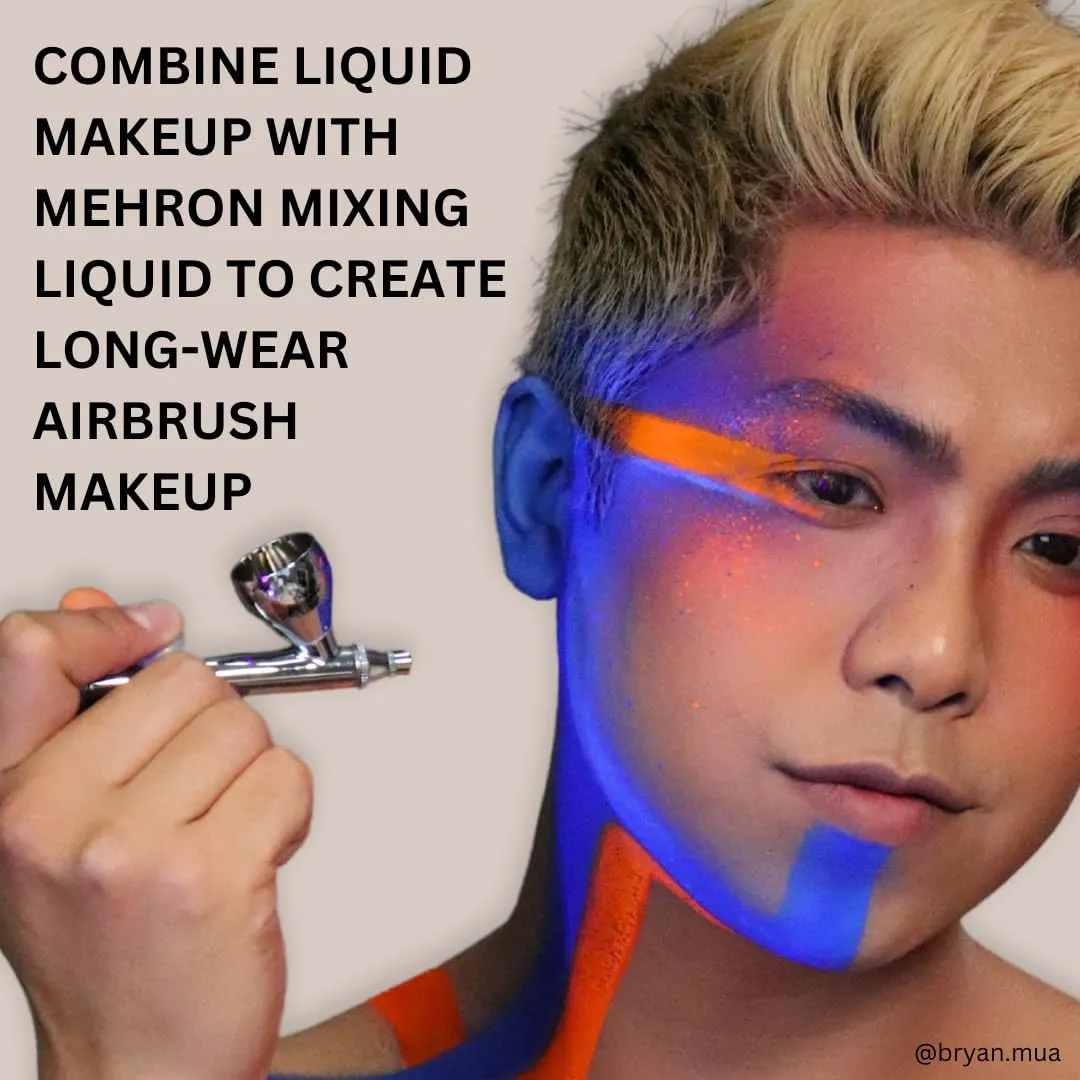 Mehron Makeup Liquid Makeup | Face Paint and Body Paint Perfect for Halloween, Cosplay I Air Brush Compatible 4.5 oz (133 ml) (WHITE)