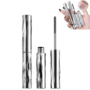 Melbob Mascara,2025 New Metal Tubing Mascara Black for Lash Makeup,Iron Wand Tubing Liquid Lash Extensions Effect,3D Curling Iron Wand Fiber Lash Extension Defined Lashes (1pcs)