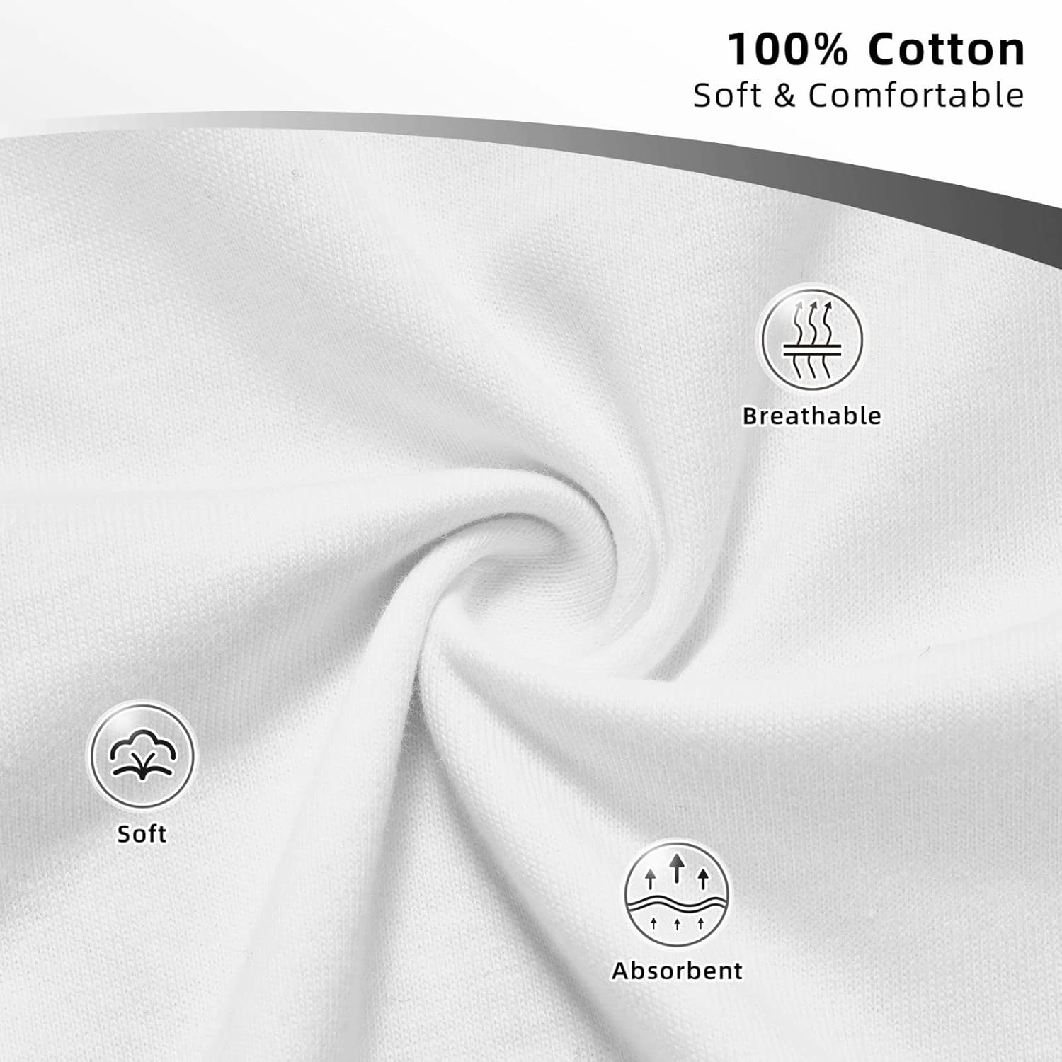Men's T Shirt Cotton Crewneck Fashion Casual T-Shirt Short Sleeve Tee Shirts Black