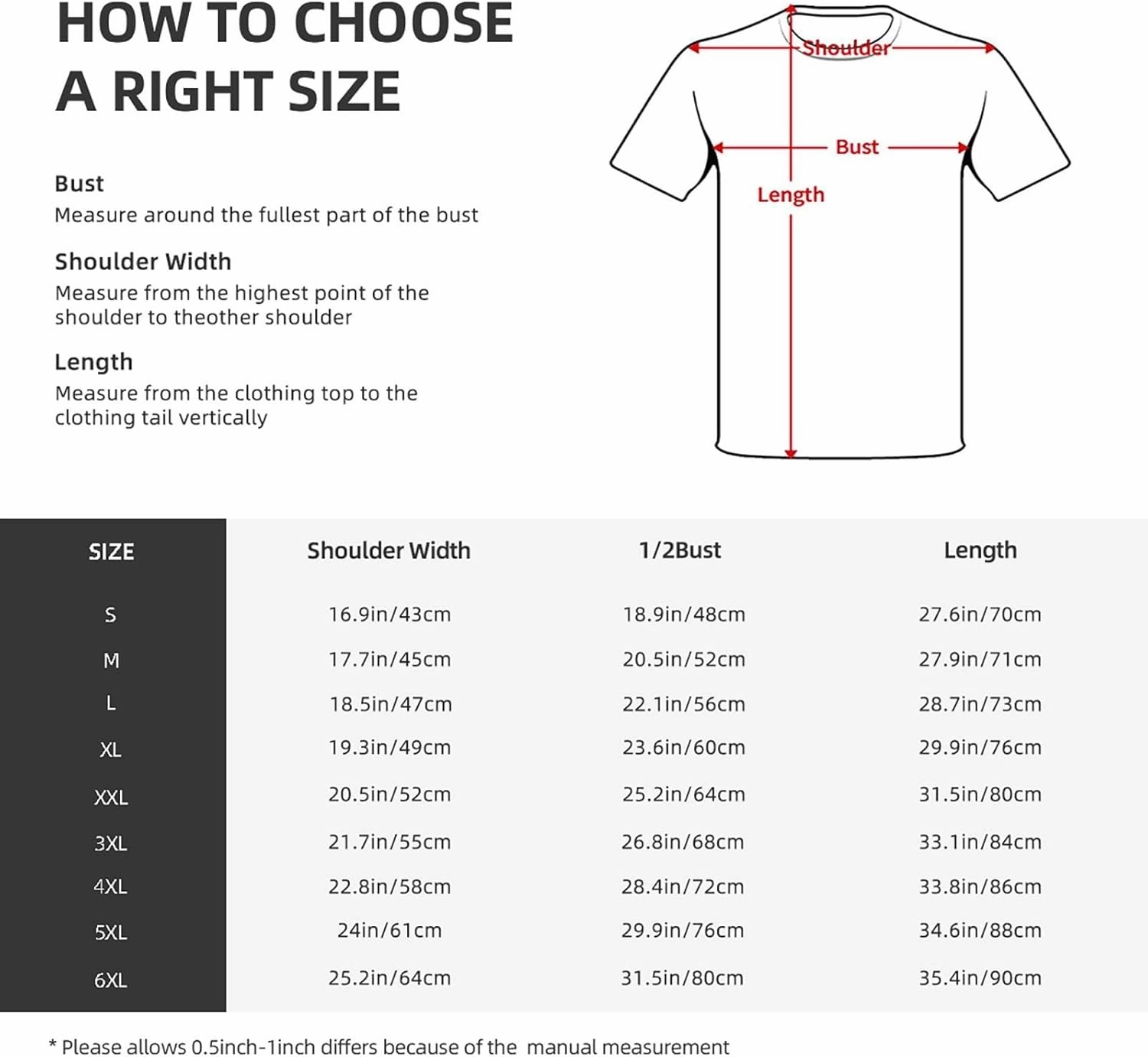 Men's T Shirt Cotton Crewneck Fashion Casual T-Shirt Short Sleeve Tee Shirts Black