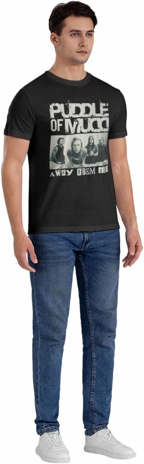 Men's T Shirt Cotton Crewneck Fashion Casual T-Shirt Short Sleeve Tee Shirts Black
