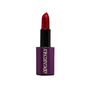 Menacing Metals metallic lipstick (Bloodstone (red), Bullet)